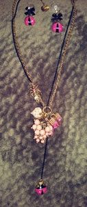 Betsy Johnson Necklace and Earrings